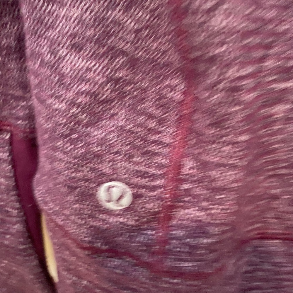 Lululemon Womens Hooded Stride Jacket Heathered Plum 4 Activewear Sporty Yoga - Picture 5 of 7